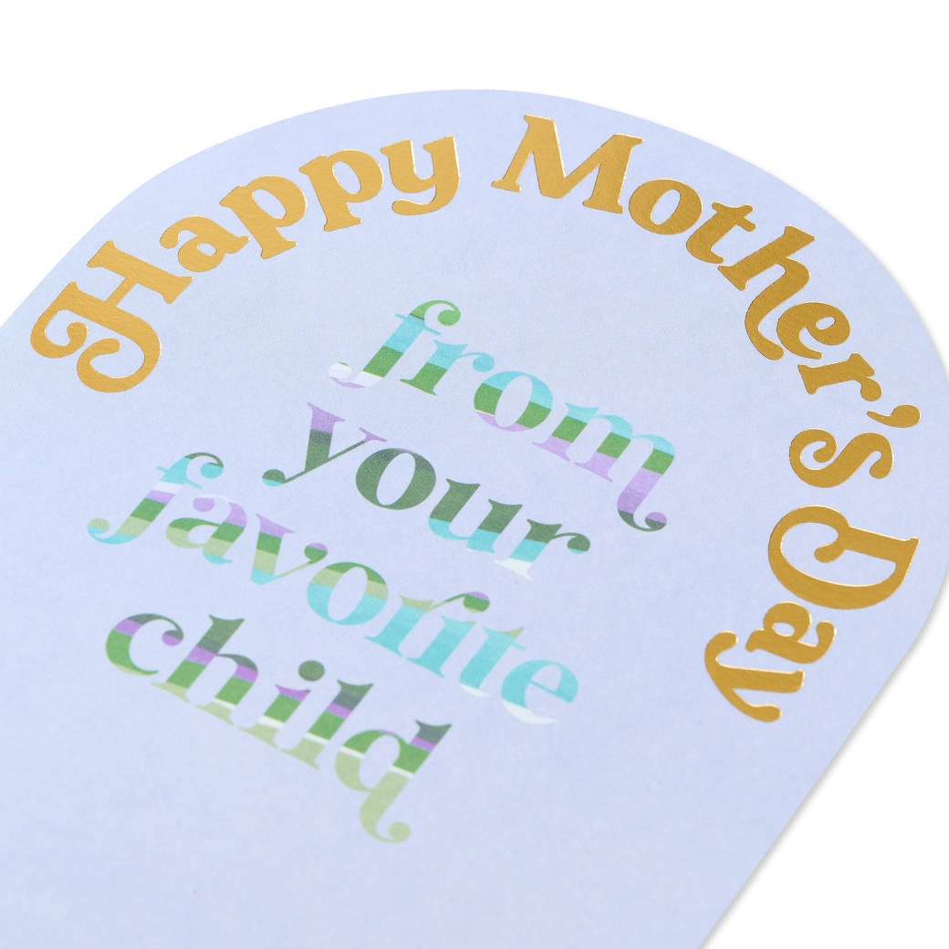 Secret is Safe Mother's Day Greeting Card from Your Favorite Child Image 5