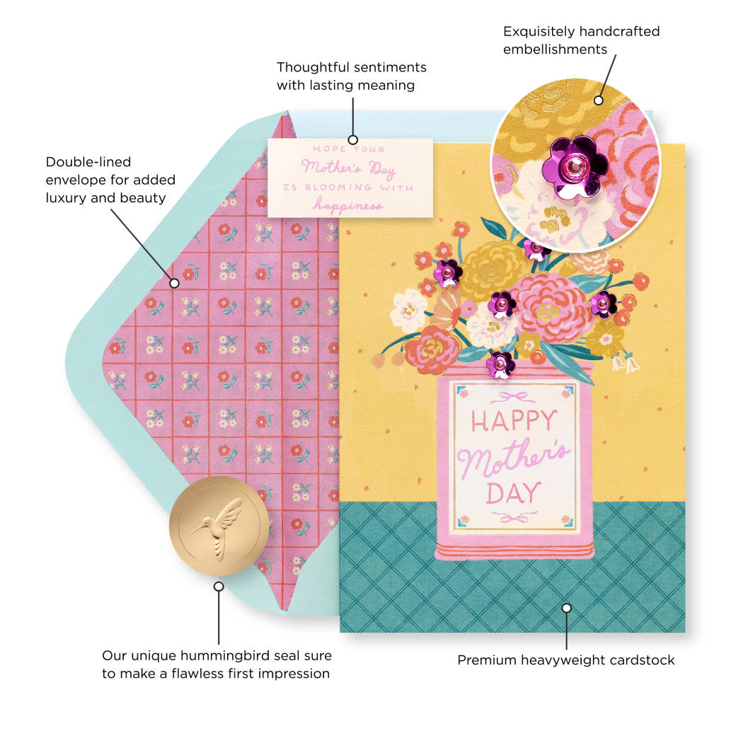 Blooming with Happiness Mother's Day Greeting Card