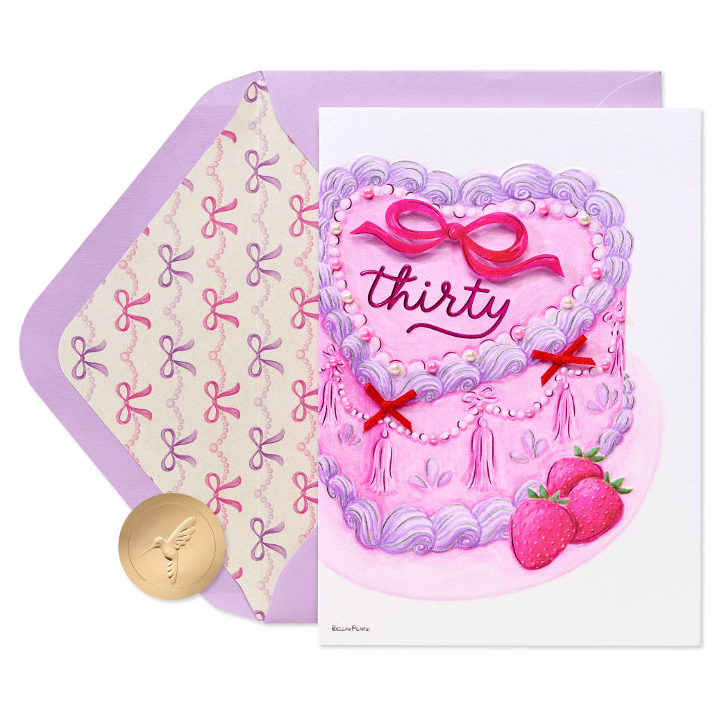 Extraordinary You Trendy 30th Birthday Greeting Card