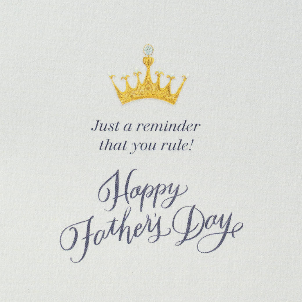 You Rule Father's Day Greeting Card Image 3