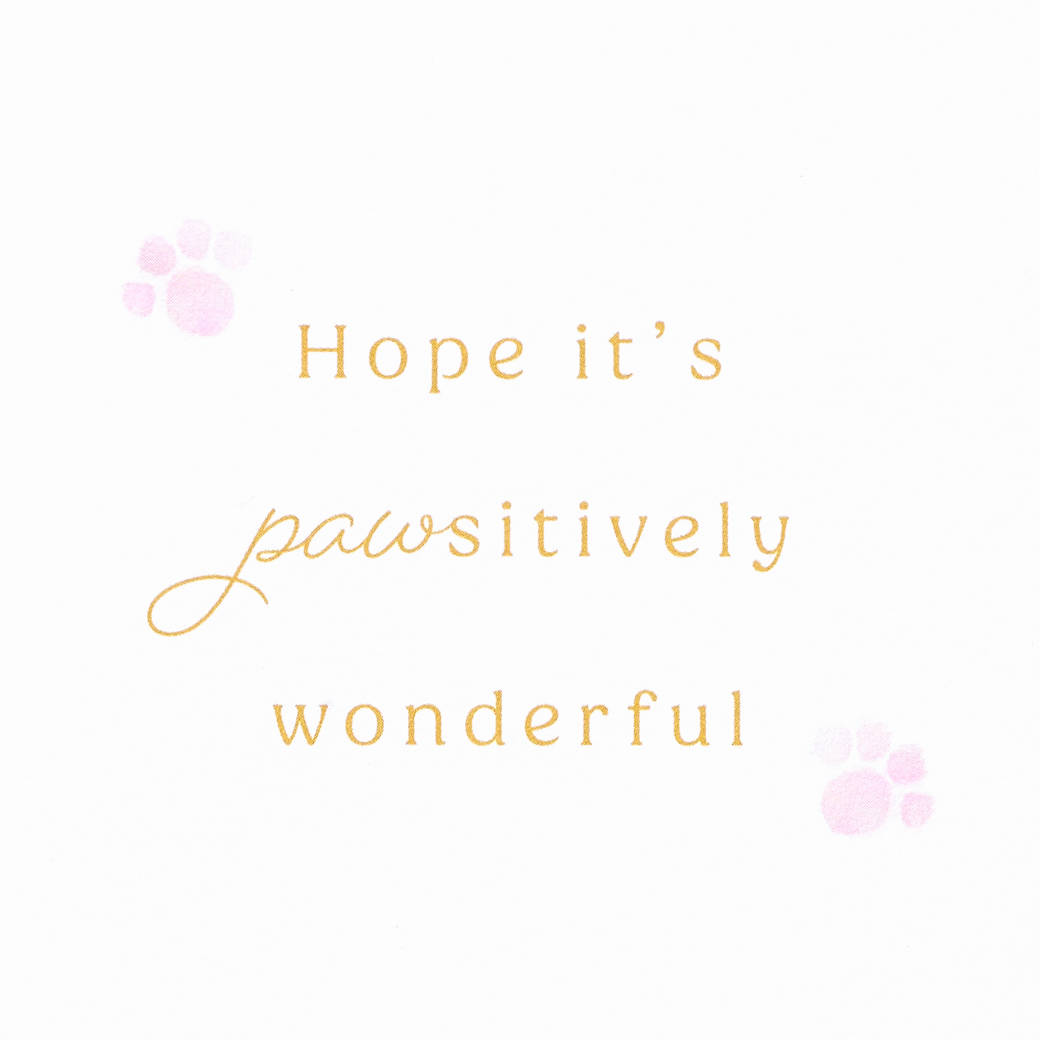 Pawsitively Wonderful Mother's Day Greeting Card for Dog Mom Image 4