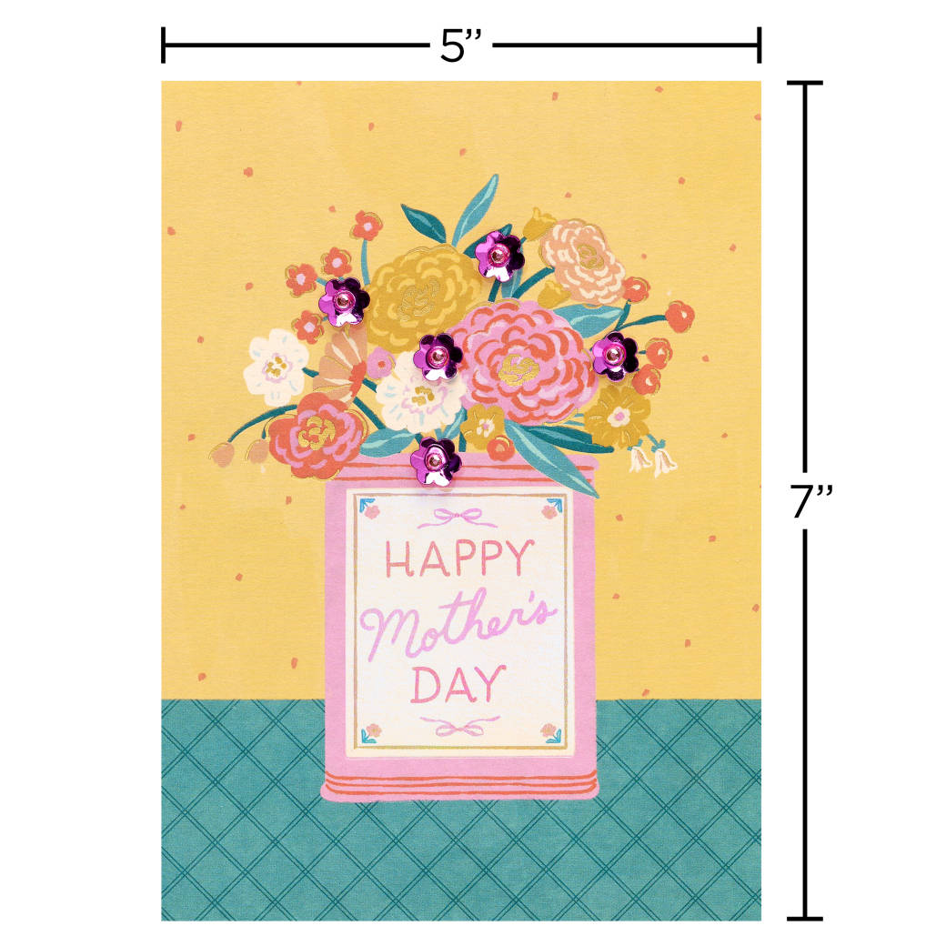 Blooming with Happiness Mother's Day Greeting Card