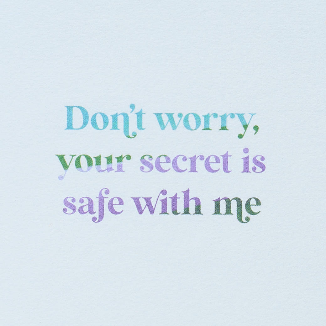 Secret is Safe Mother's Day Greeting Card from Your Favorite Child Image 4