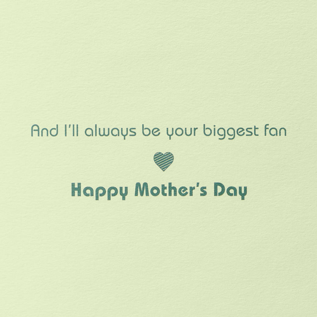 Biggest Fan Pickleball Mother's Day Greeting Card Image 4