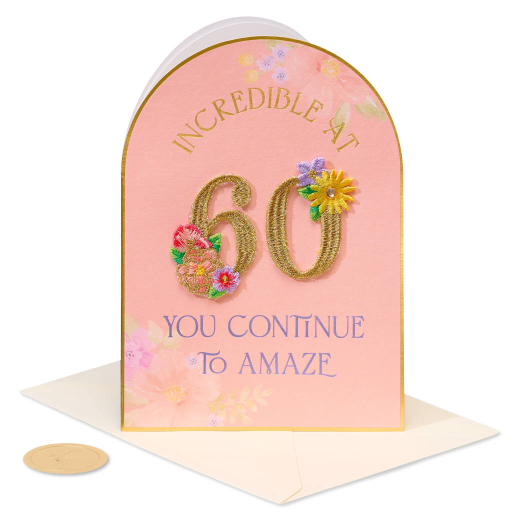 Celebrating You 60th Birthday Greeting Card