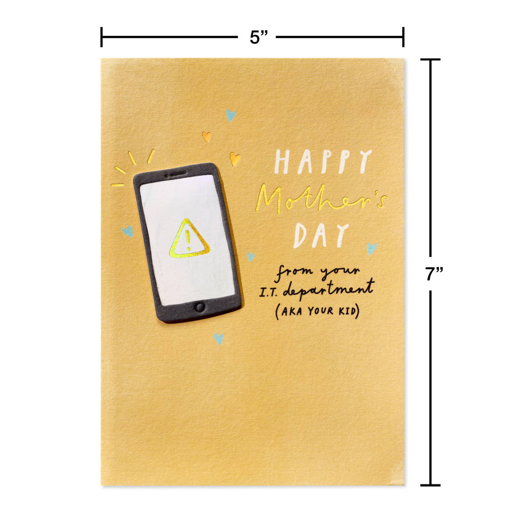 Tech-Savvy Love Mother's Day Greeting Card