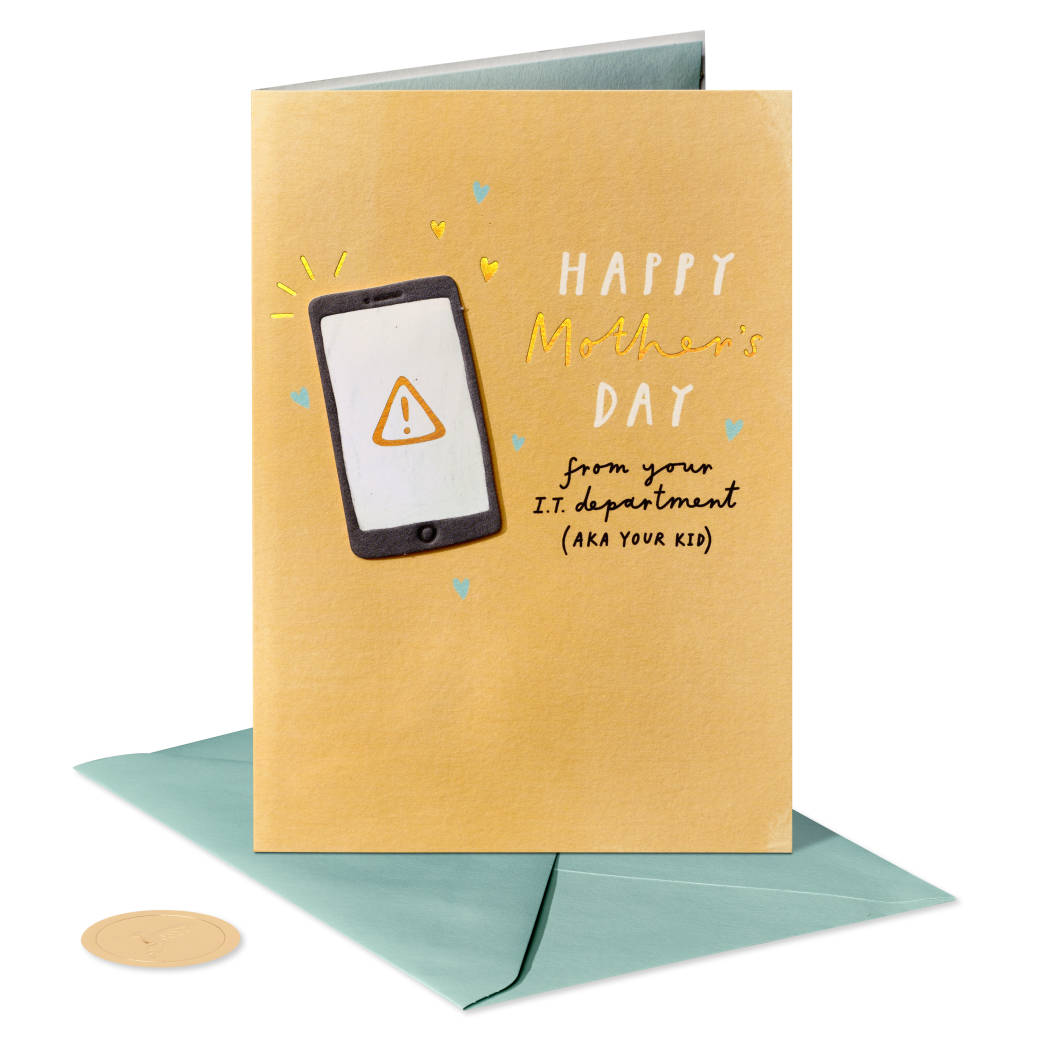 Tech-Savvy Love Mother's Day Greeting Card