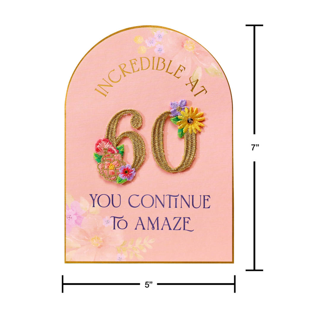 Celebrating You 60th Birthday Greeting Card