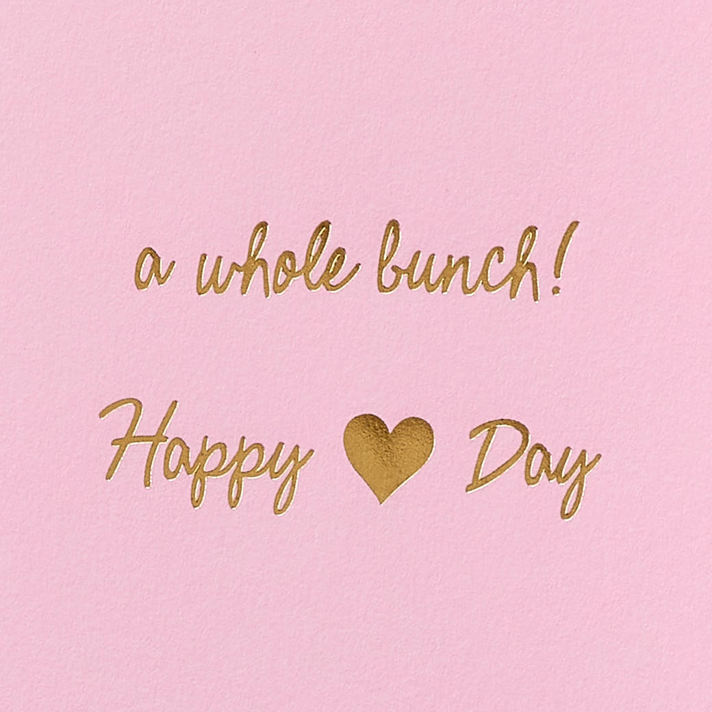 A Whole Bunch Cat Valentines Day Greeting Card