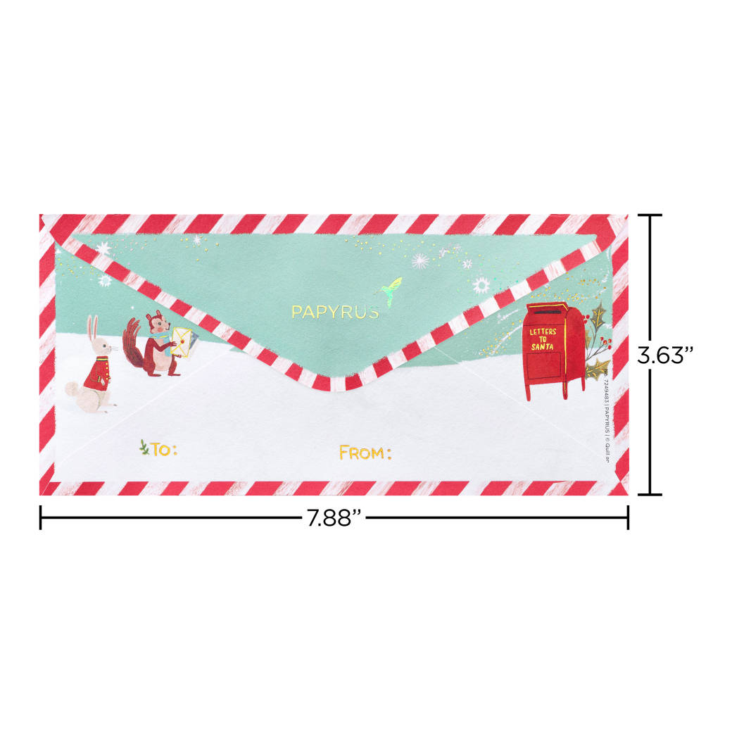 Letters to Santa and More Whimsical Christmas Envelope Bundle, 6-Count