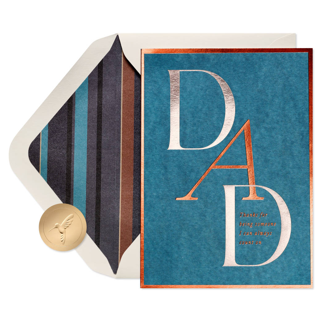 So Grateful For You Father's Day Greeting Card Image 1
