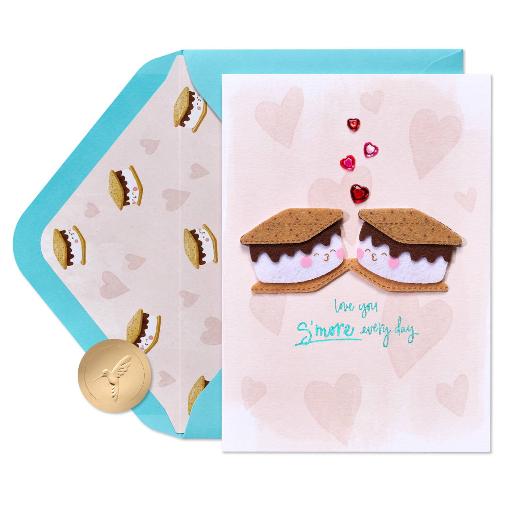 S'more Every Night Valentine's Day Greeting Card