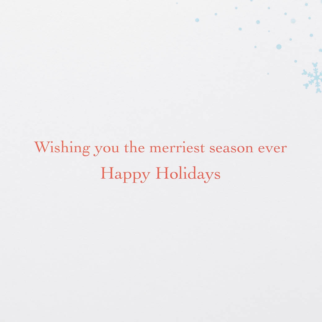 Merriest Season Ever Disney Christmas Greeting Card Image 3