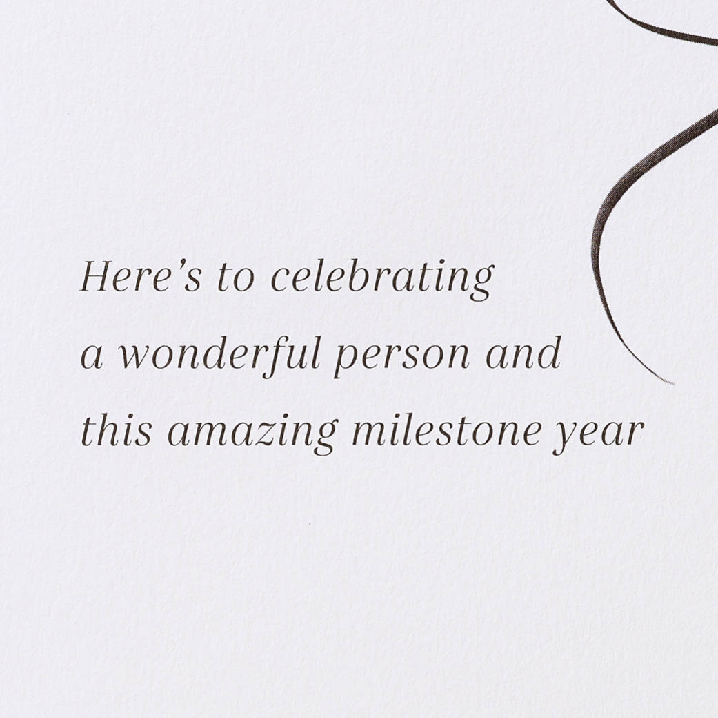 Milestone Year 70th Birthday Greeting Card