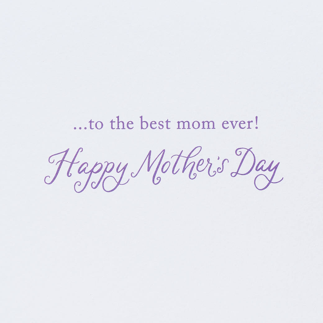 Best Mom Ever Snoopy Mother's Day Greeting Card Image 4