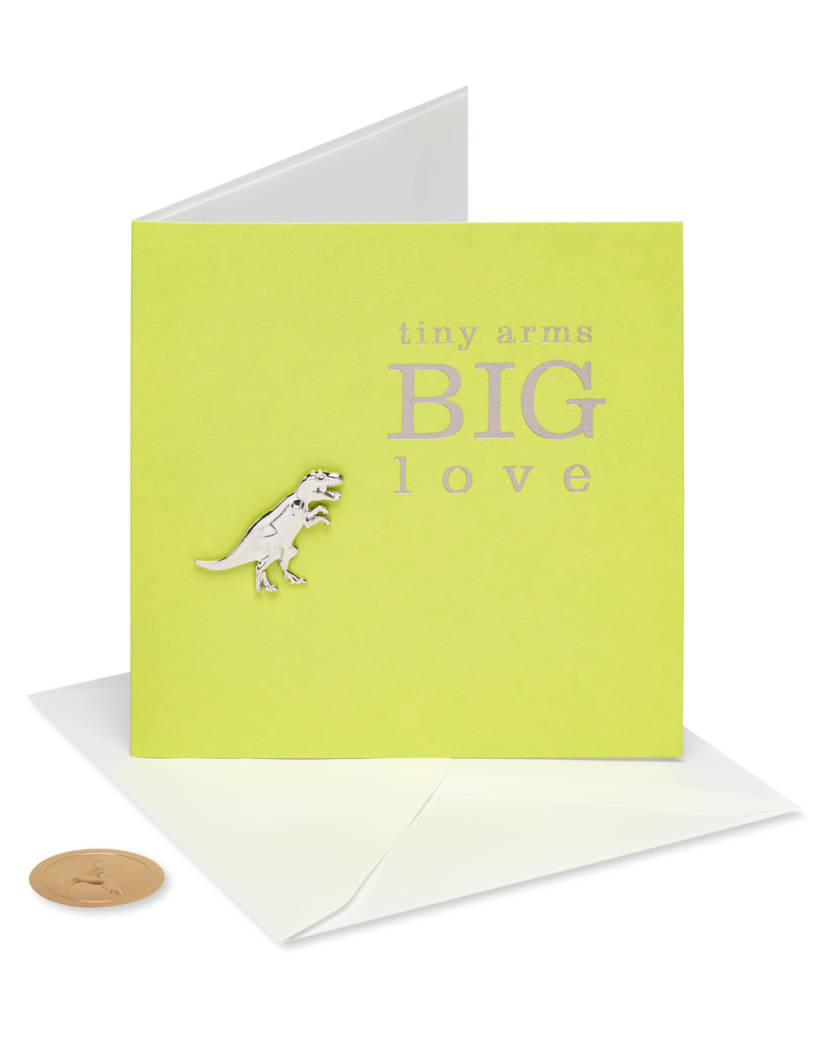 T-Rex Funny Cute Valentine's Day Greeting Card Image 1