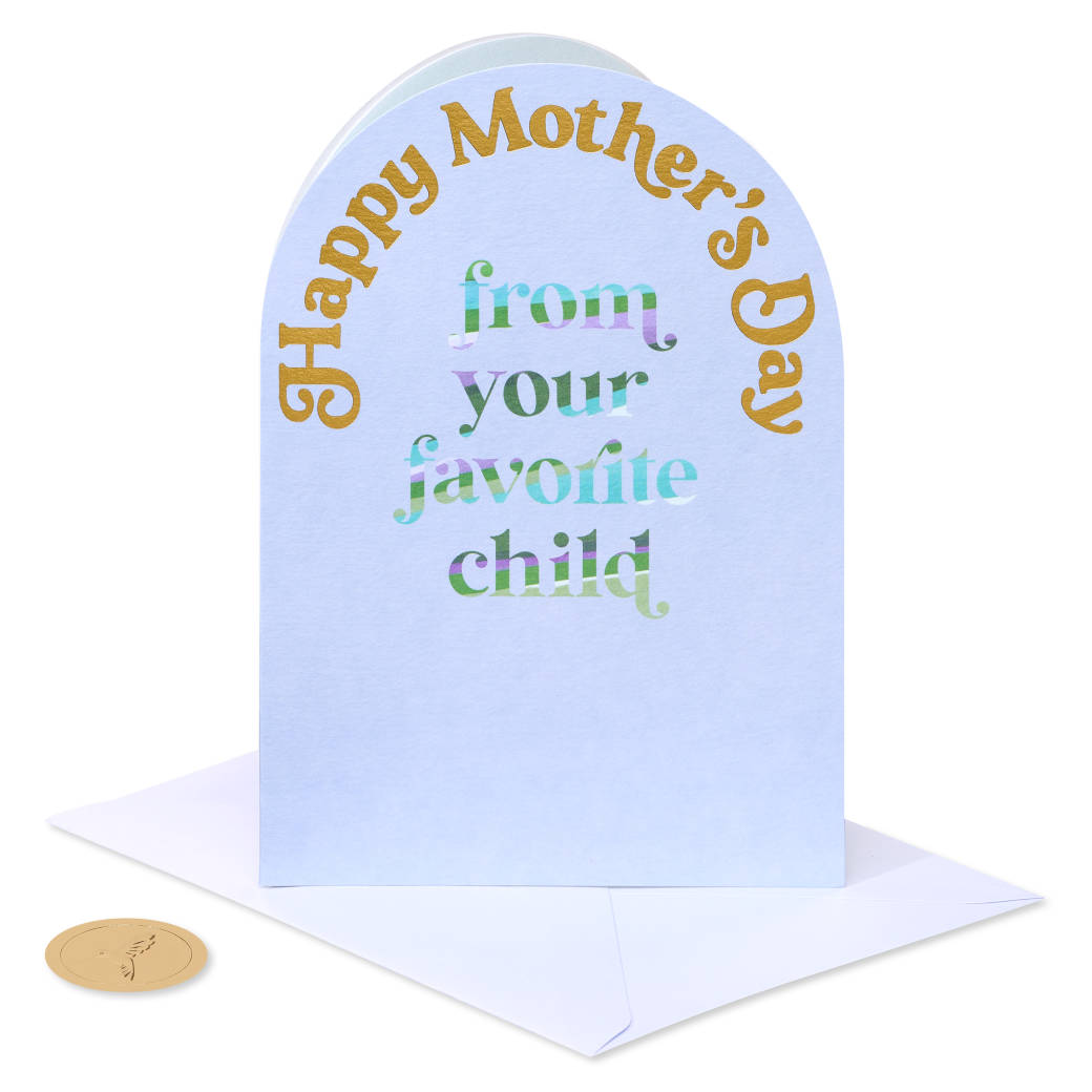Secret is Safe Mother's Day Greeting Card from Your Favorite Child Image 3