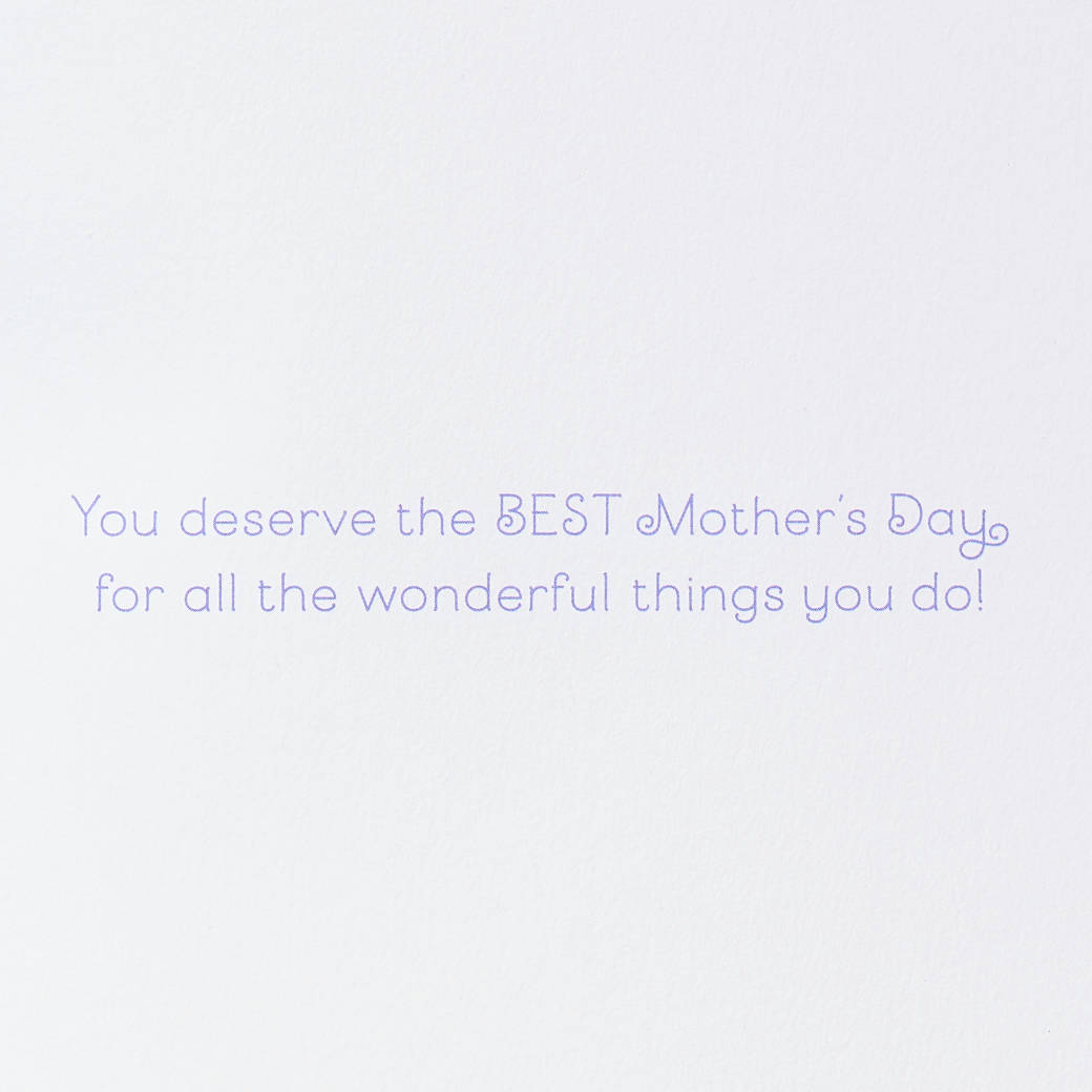 All The Wonderful Things Disney Minnie Mouse Mother's Day Greeting Card Image 3