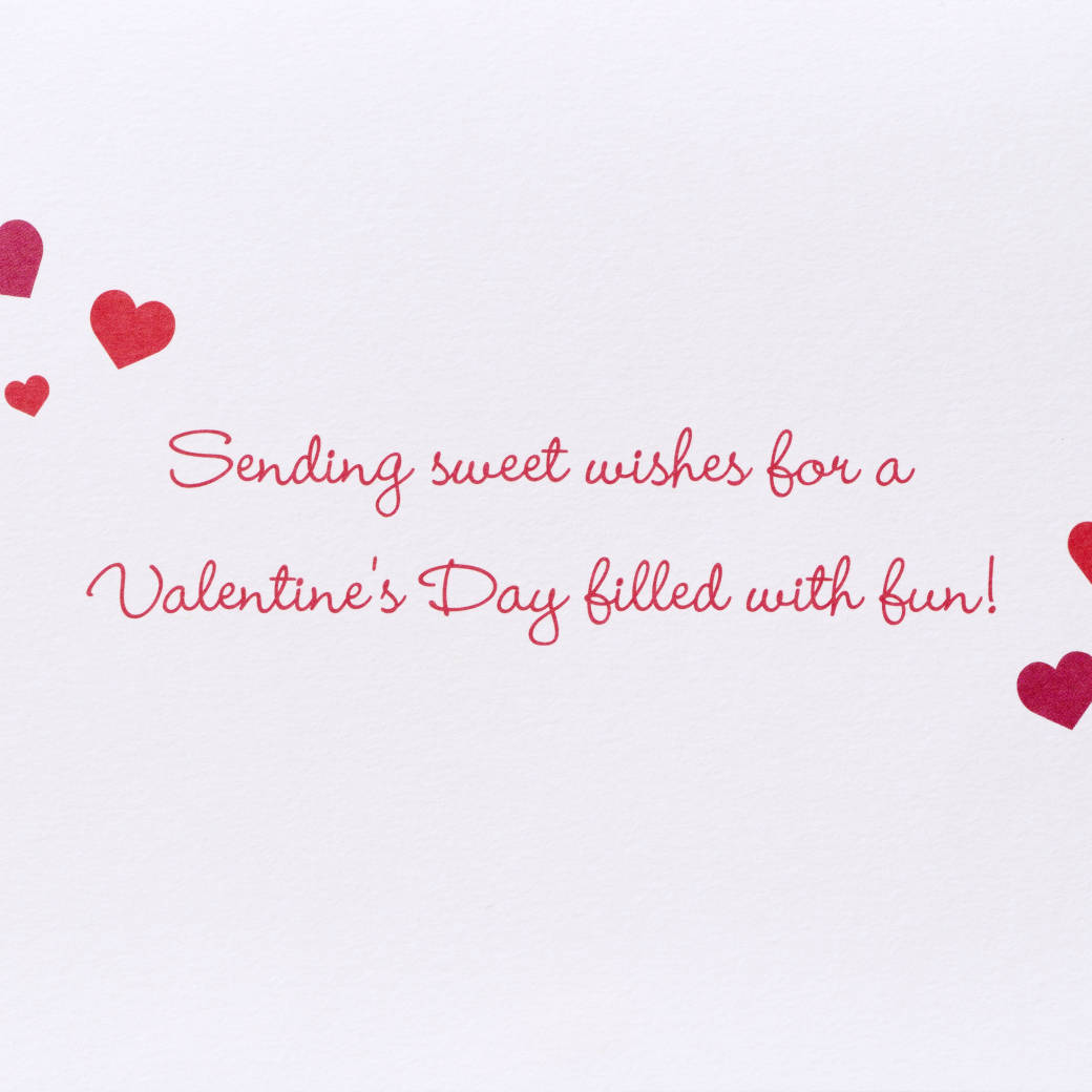 Filled With Fun Valentine's Day Greeting Card for Kids