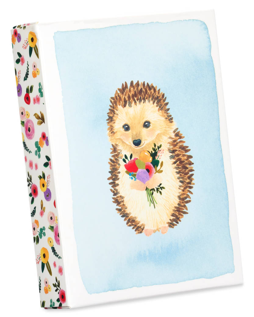 Hedgehog with Flower Boxed Blank Note Cards with Envelopes 14-CountImage 3
