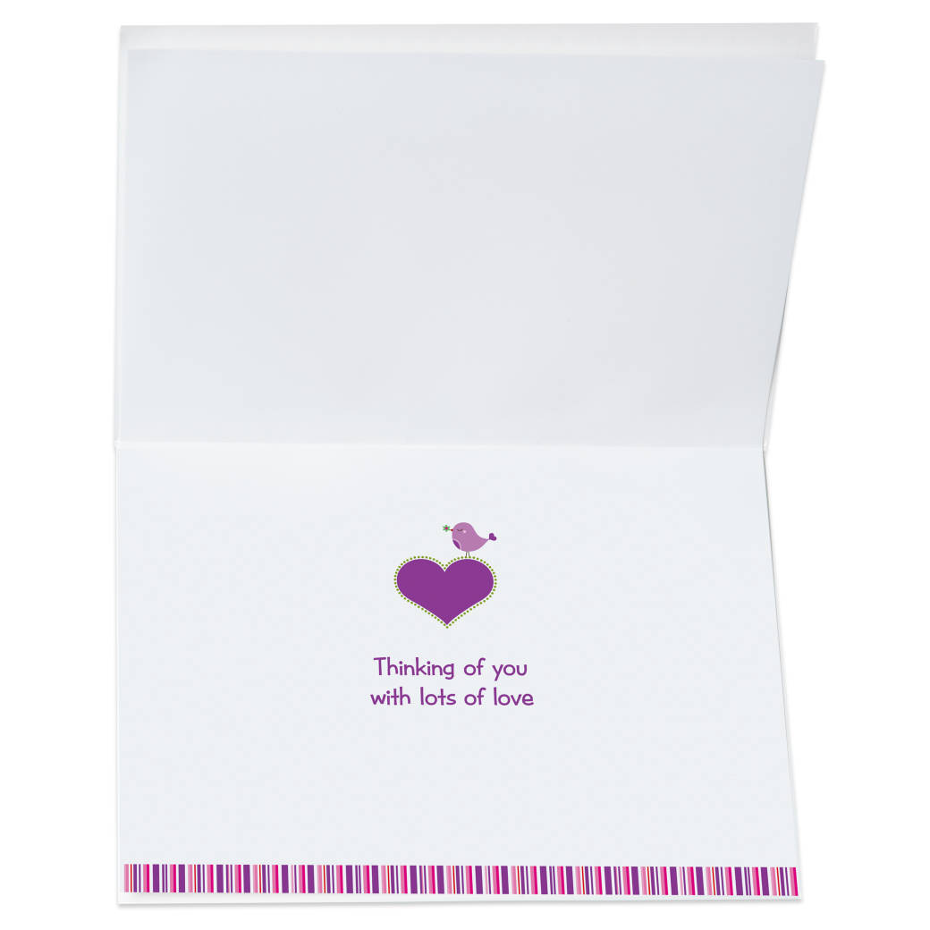 With Lots of Love Valentines Day Greeting Card