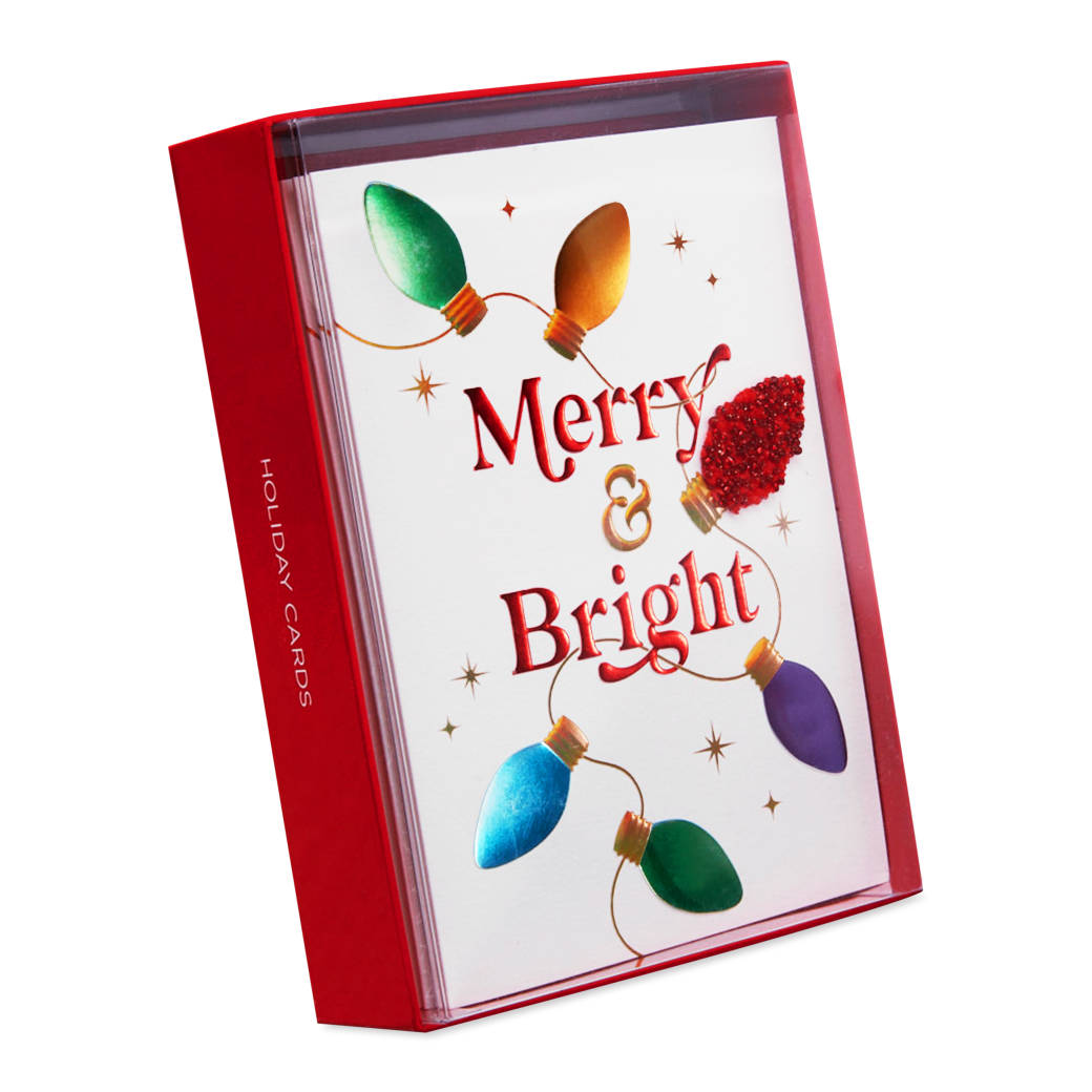 Celebrate The Season Christmas Boxed Cards with Envelopes, 8-Count