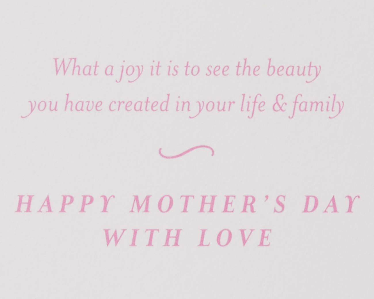 Beauty You Have Created Mother's Day Greeting Card for Daughter Image 3