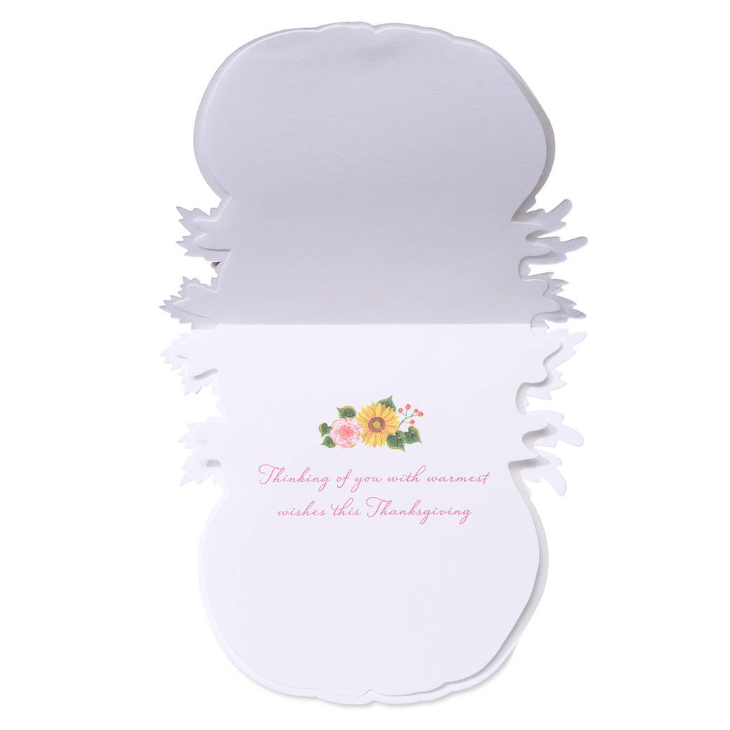 Warmest Wishes Thanksgiving Greeting Card