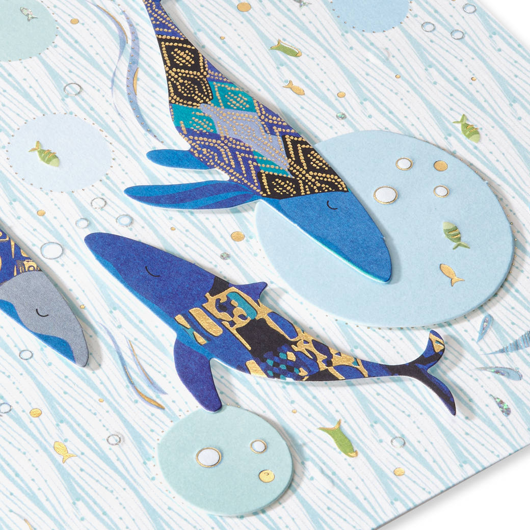 Whales Blank Greeting Card - Designed by House of Turnowsky Image 5