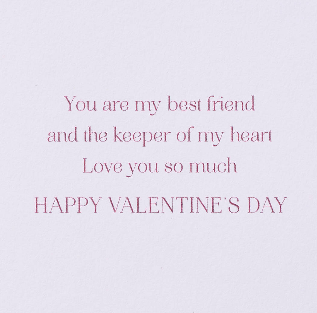 Best Friend Valentine's Day Greeting Card