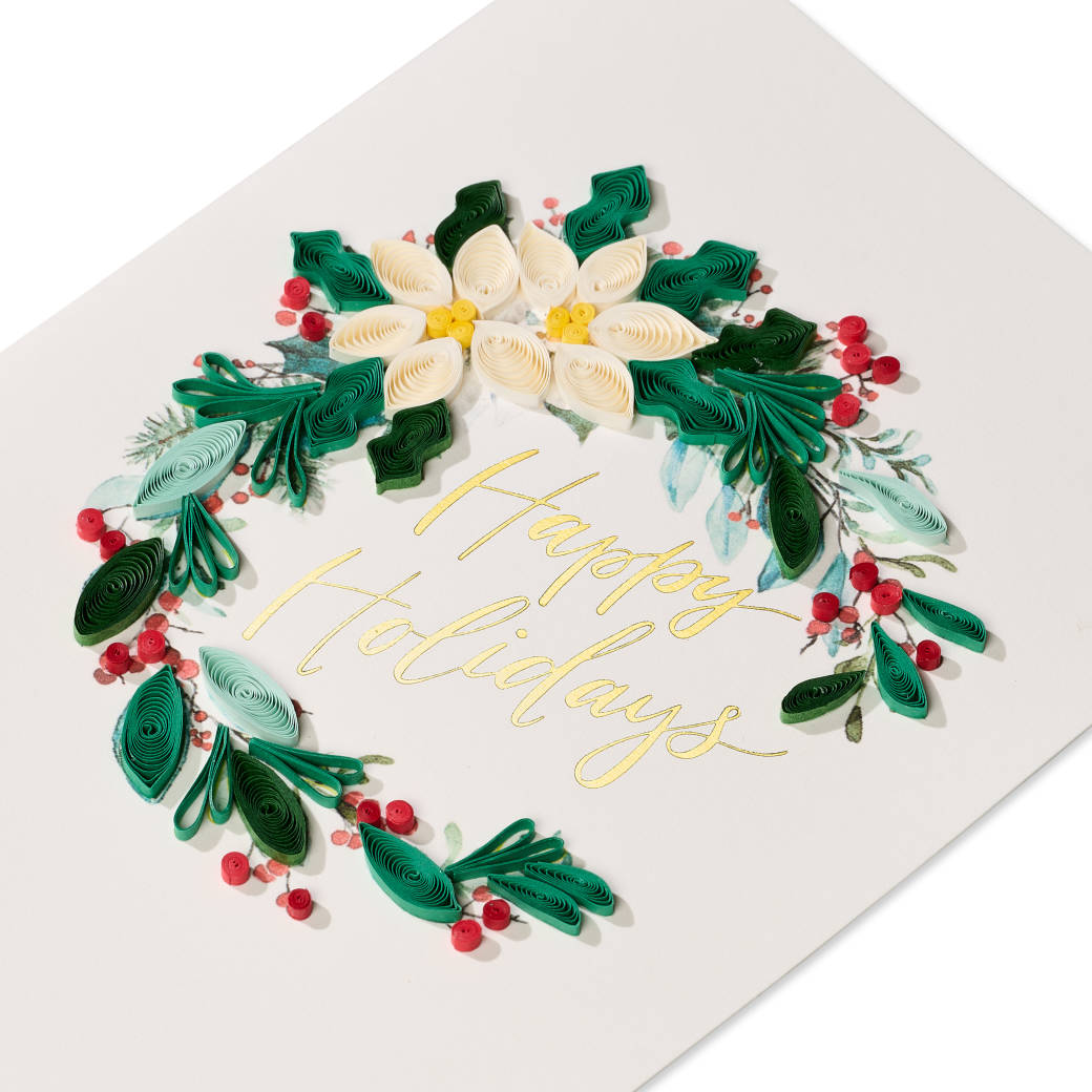 Warmest Wishes Christmas Greeting Card