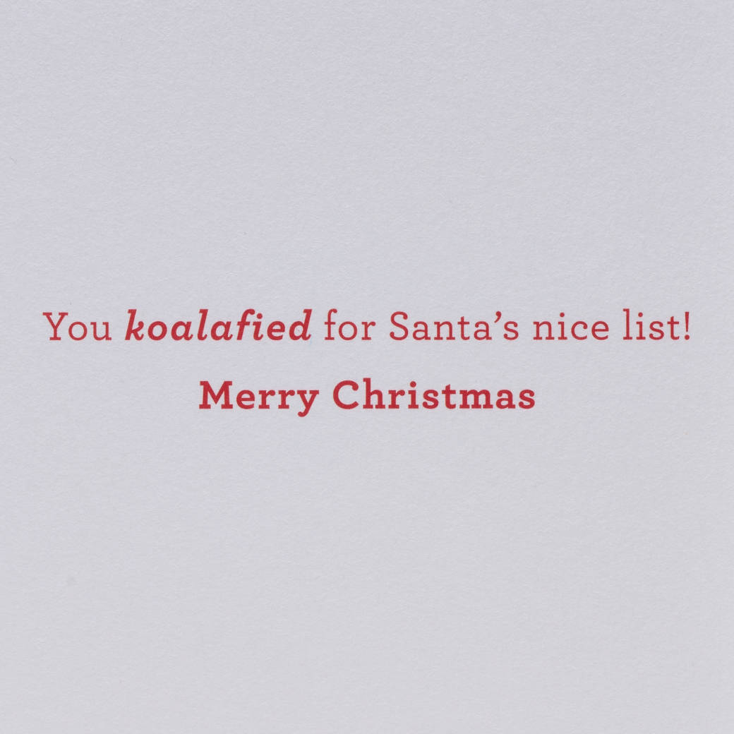 Nice List Christmas Greeting Card