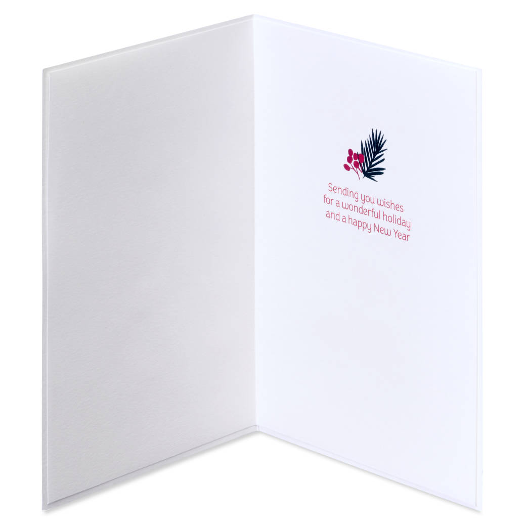 Wonderful Holiday Christmas Greeting Card