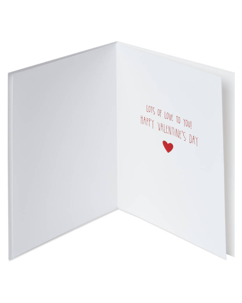 Lots of Love Valentine's Day Greeting Card