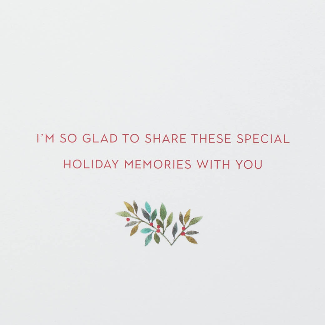 Special Holiday Memories Holiday Greeting Card for Wife Image 3