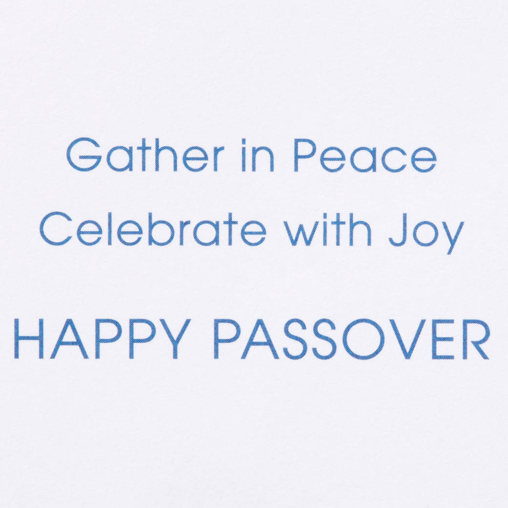 Celebrate with Joy Passover Greeting Card - Designed by House of Turnowsky Image 3