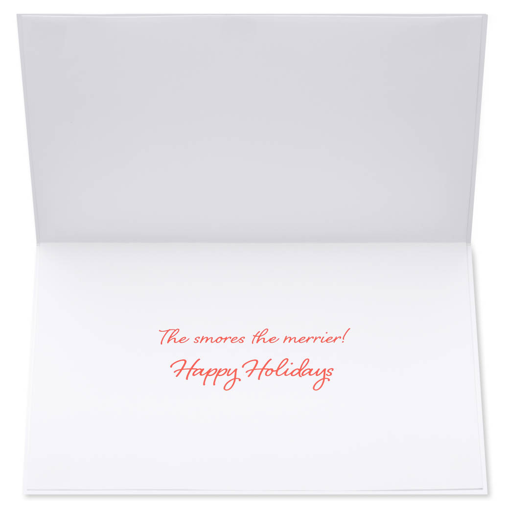 The s'mores the merrier! Christmas Greeting Card