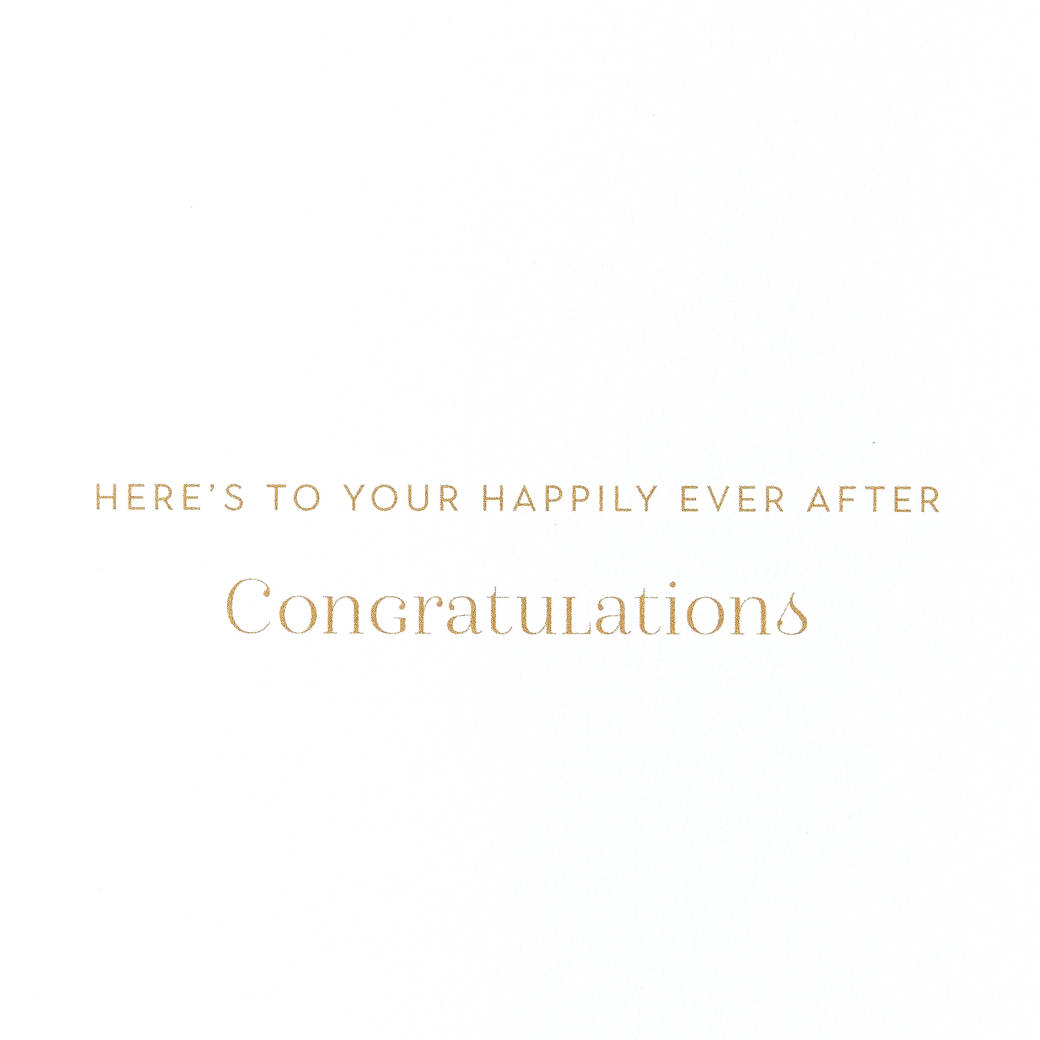 Happily Ever After Wedding Greeting Card