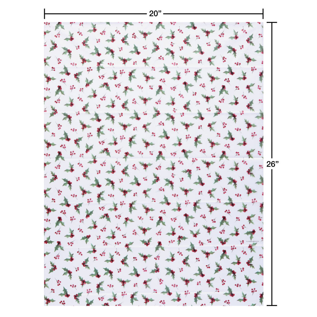 Deck the Halls Holiday Tissue Paper, 18 Sheets Image 4