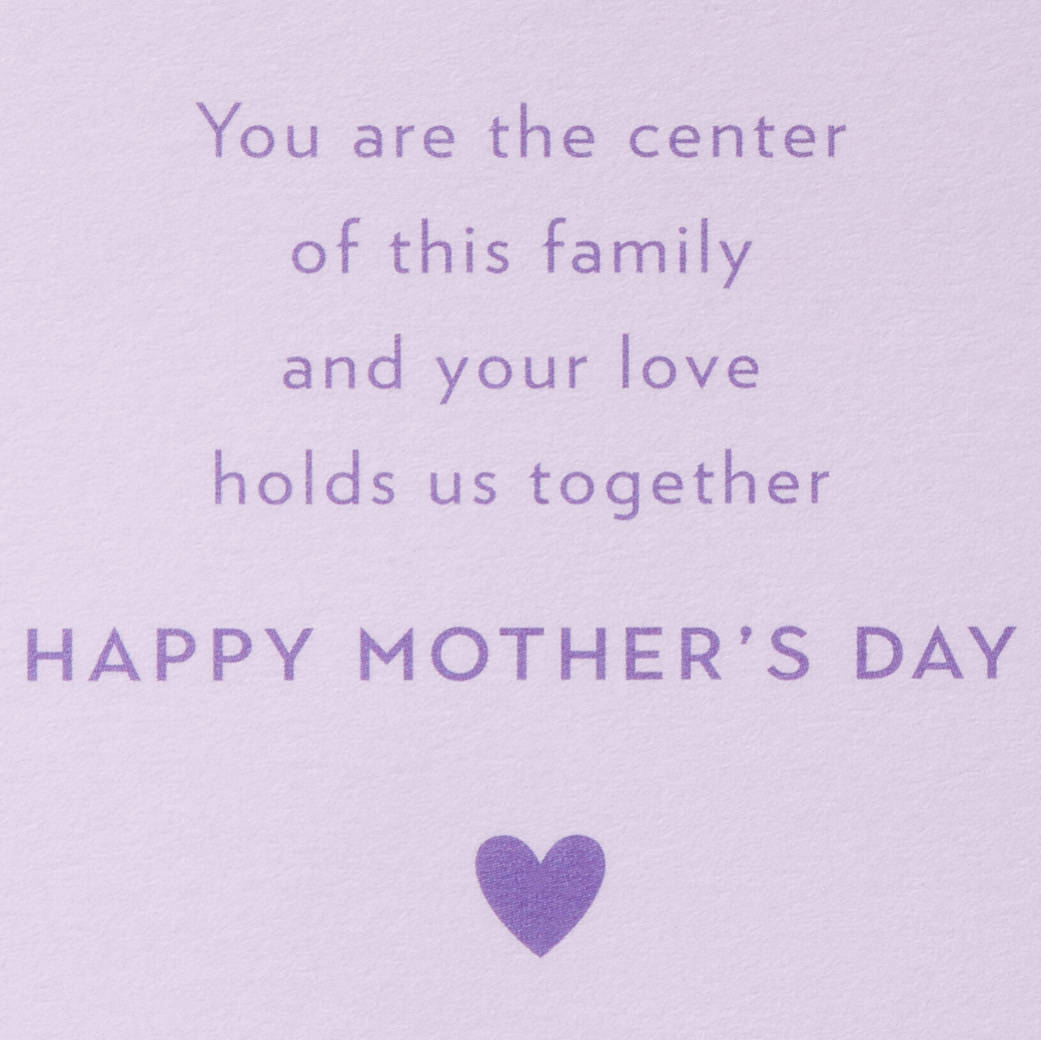 Your Love Holds Us Together Mother's Day Greeting Card Image 3