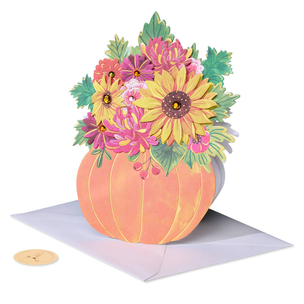 Warmest Wishes Thanksgiving Greeting Card