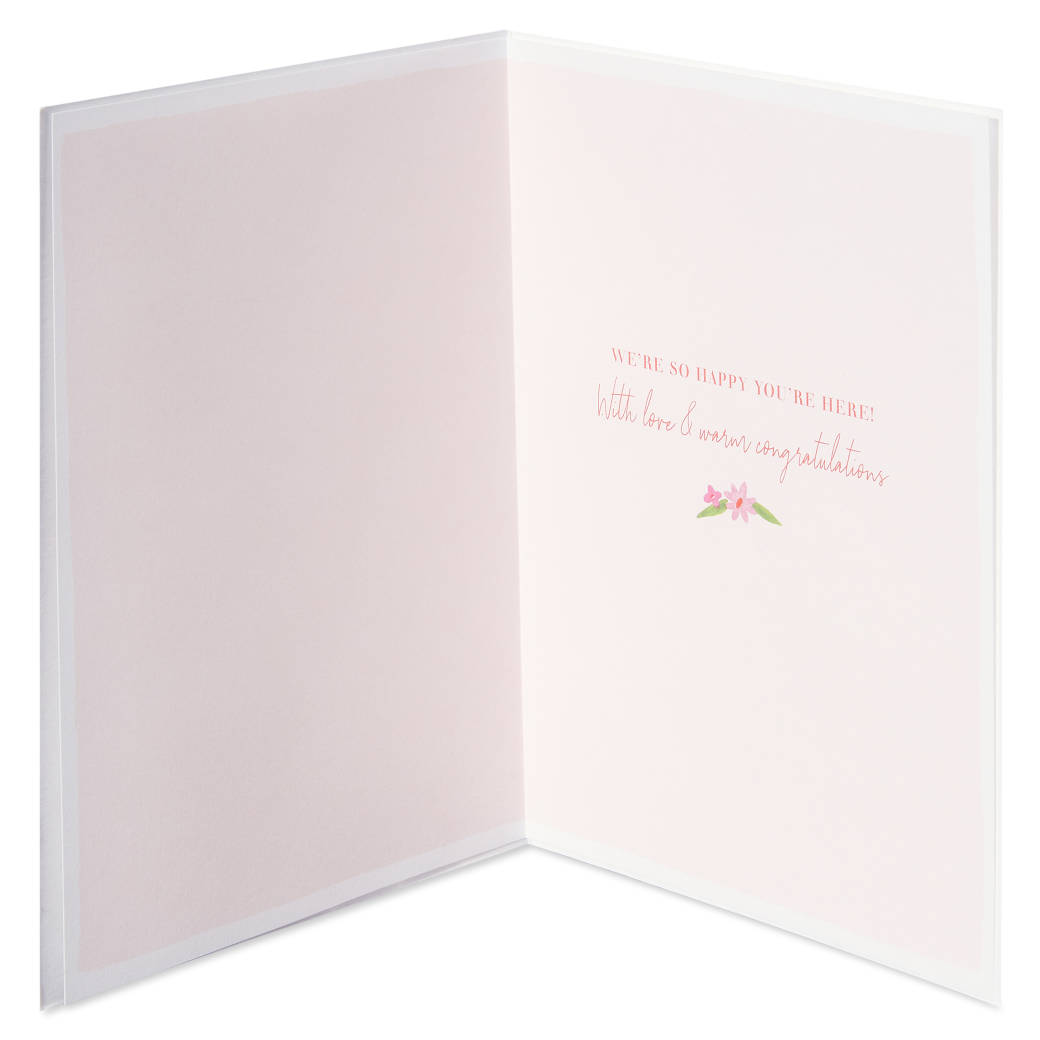 So Happy You're Here Baby Shower Greeting Card