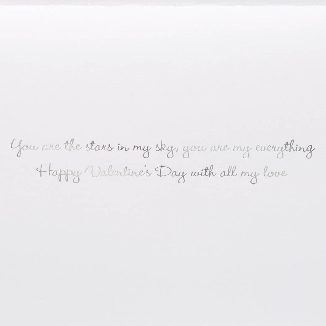 Star Crossed Lovers Valentine's Day Greeting Card