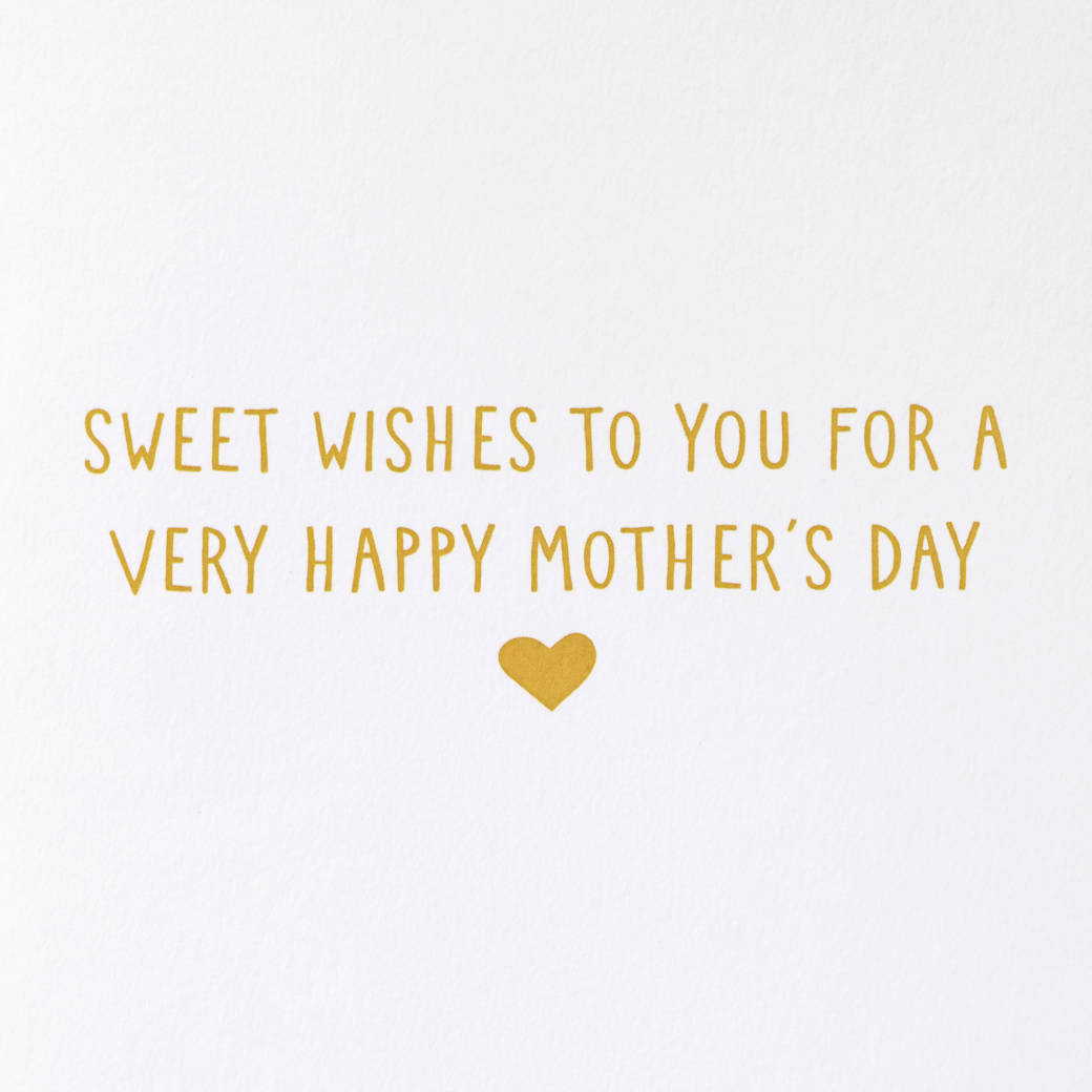 Sweet Wishes to You Mother's Day Greeting Card Image 3