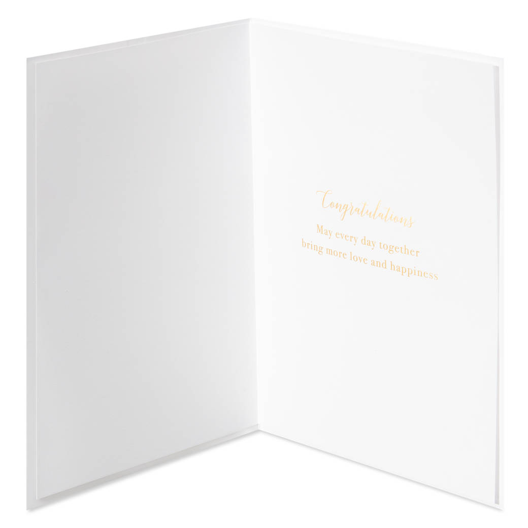 Love and Happiness Wedding Greeting Card