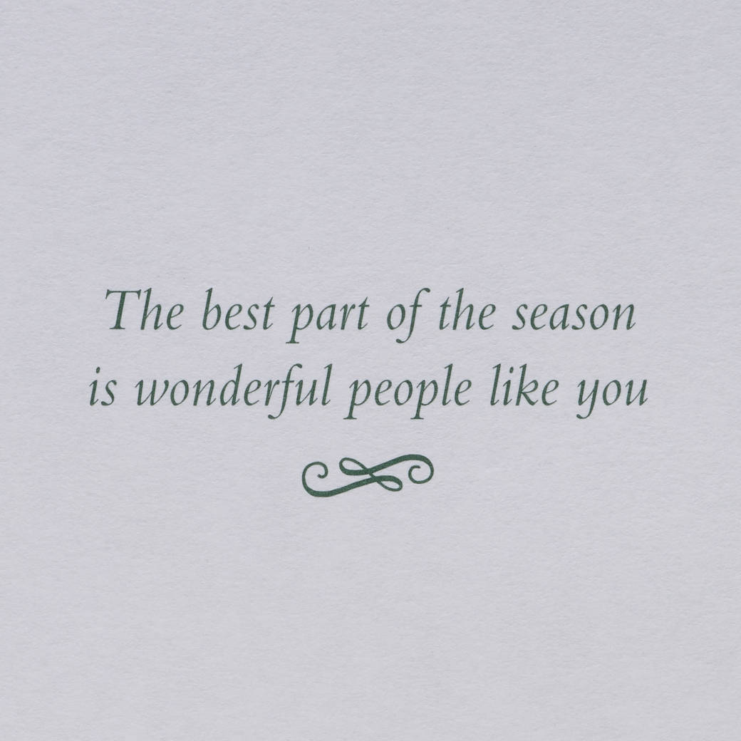 Wonderful People Like You Christmas Greeting Card