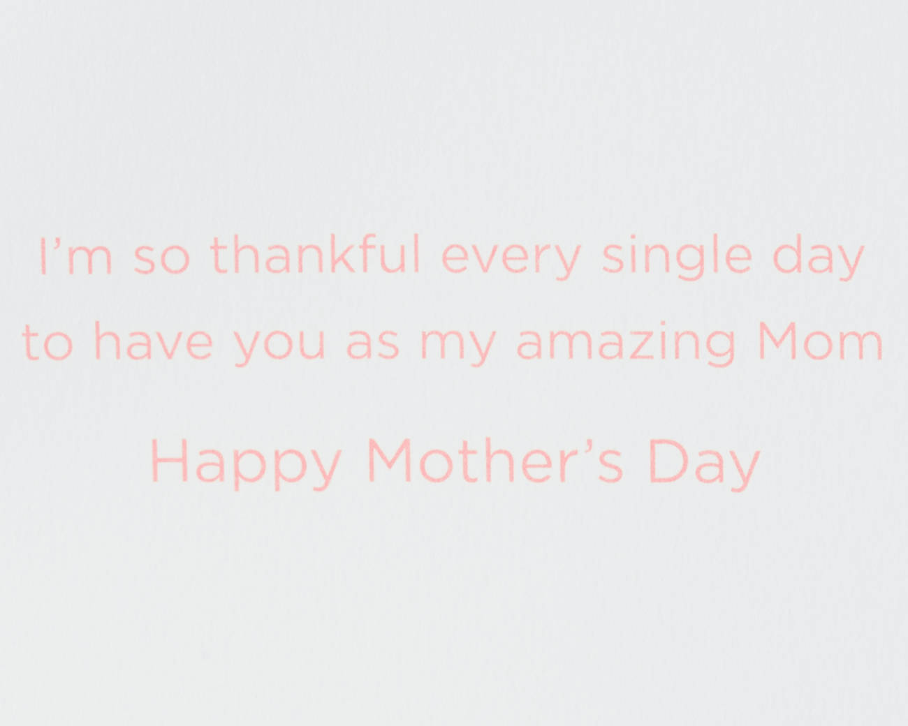 My Amazing Mom Mother's Day Greeting Card Image 3