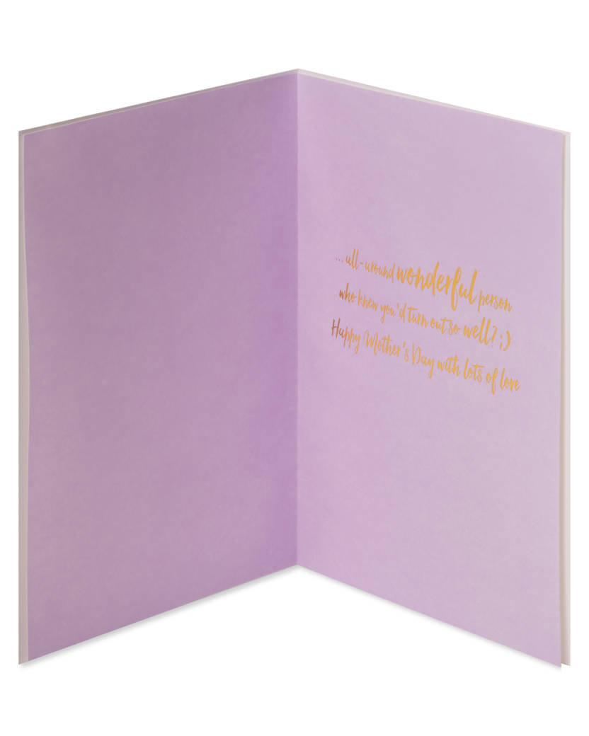 Wonderful Person Mother's Day Greeting Card for Sister Image 2