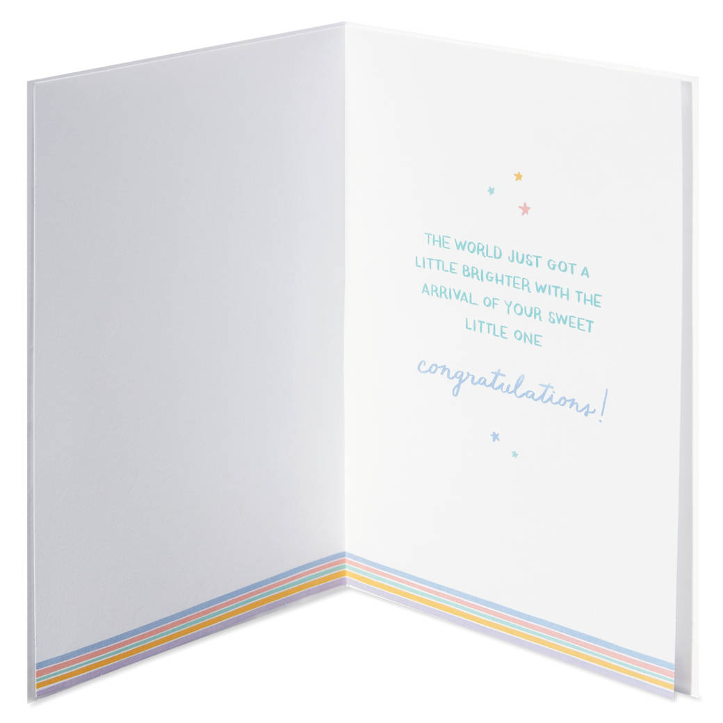 Sweet Little One Baby Shower Greeting Card