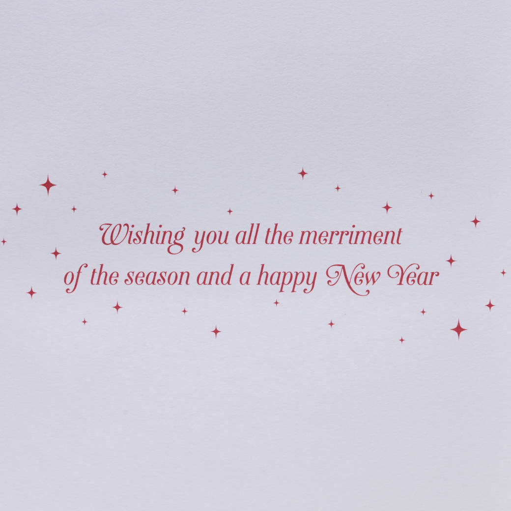 Merriment of the Season Christmas Greeting Card